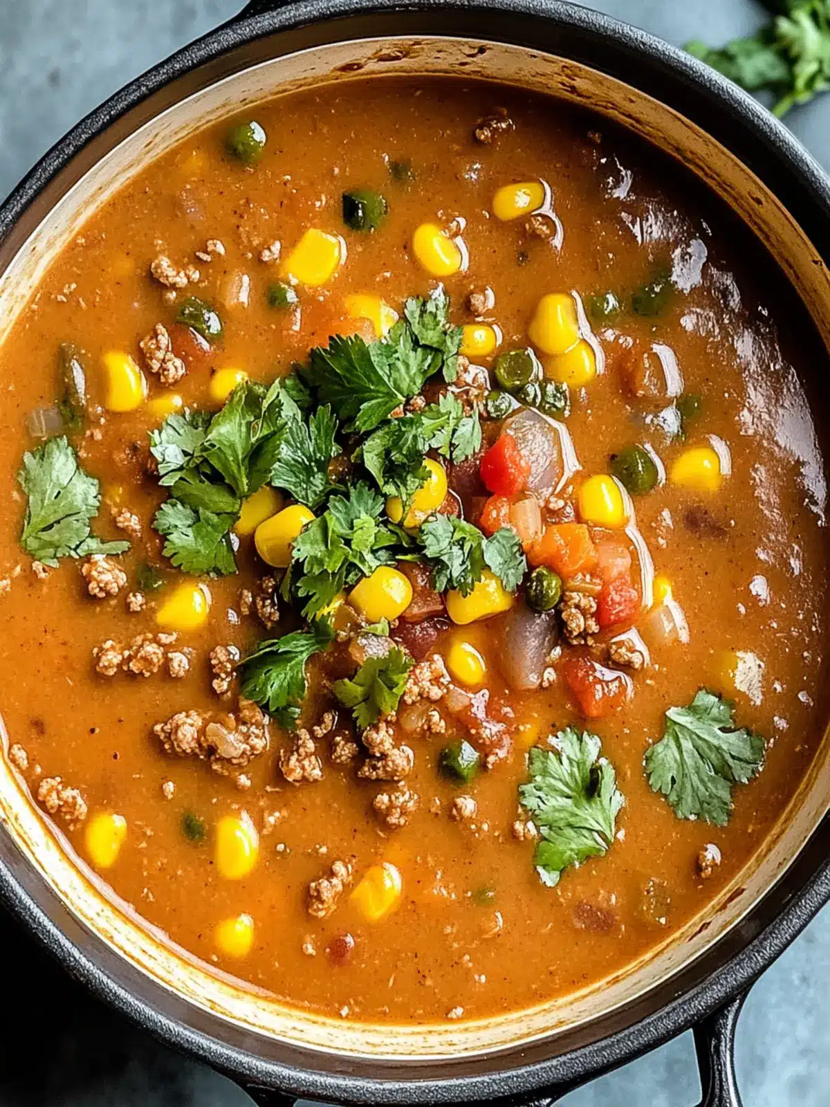 Hearty Ground Beef Enchilada Soup for Cozy Weeknights 4 Ground Beef Enchilada Soup