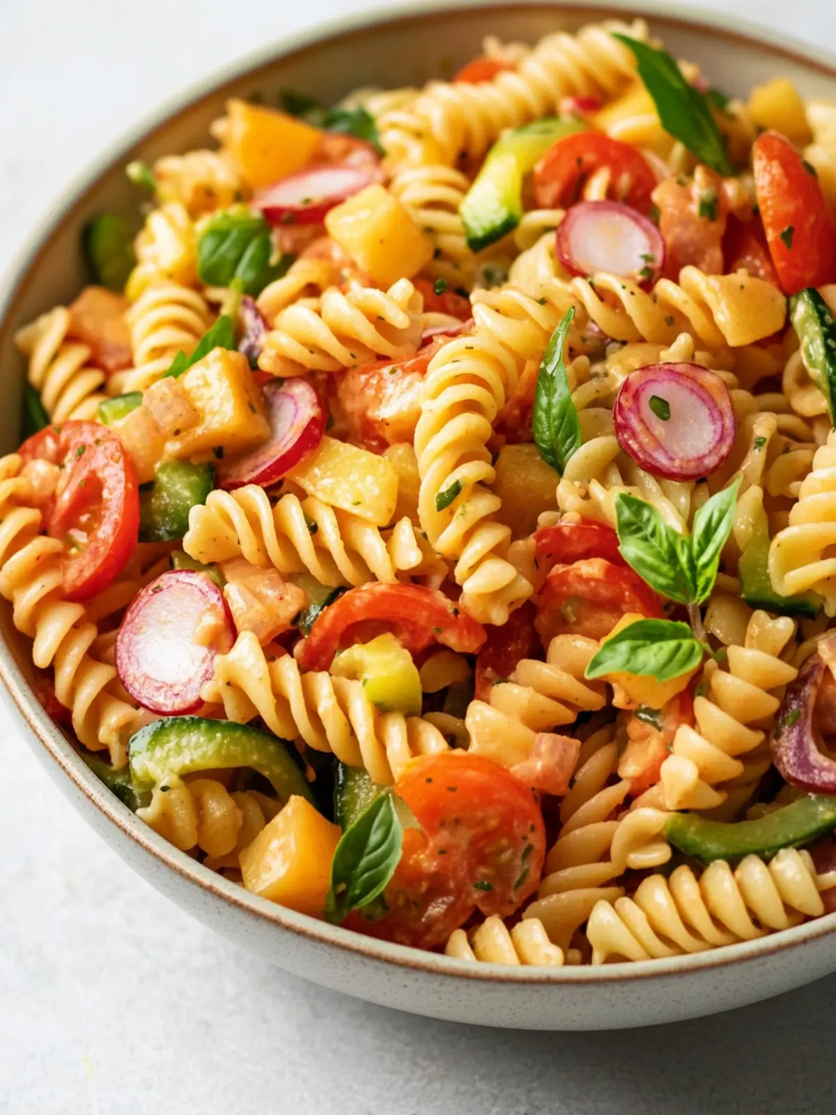Zesty Salad Supreme Pasta Salad