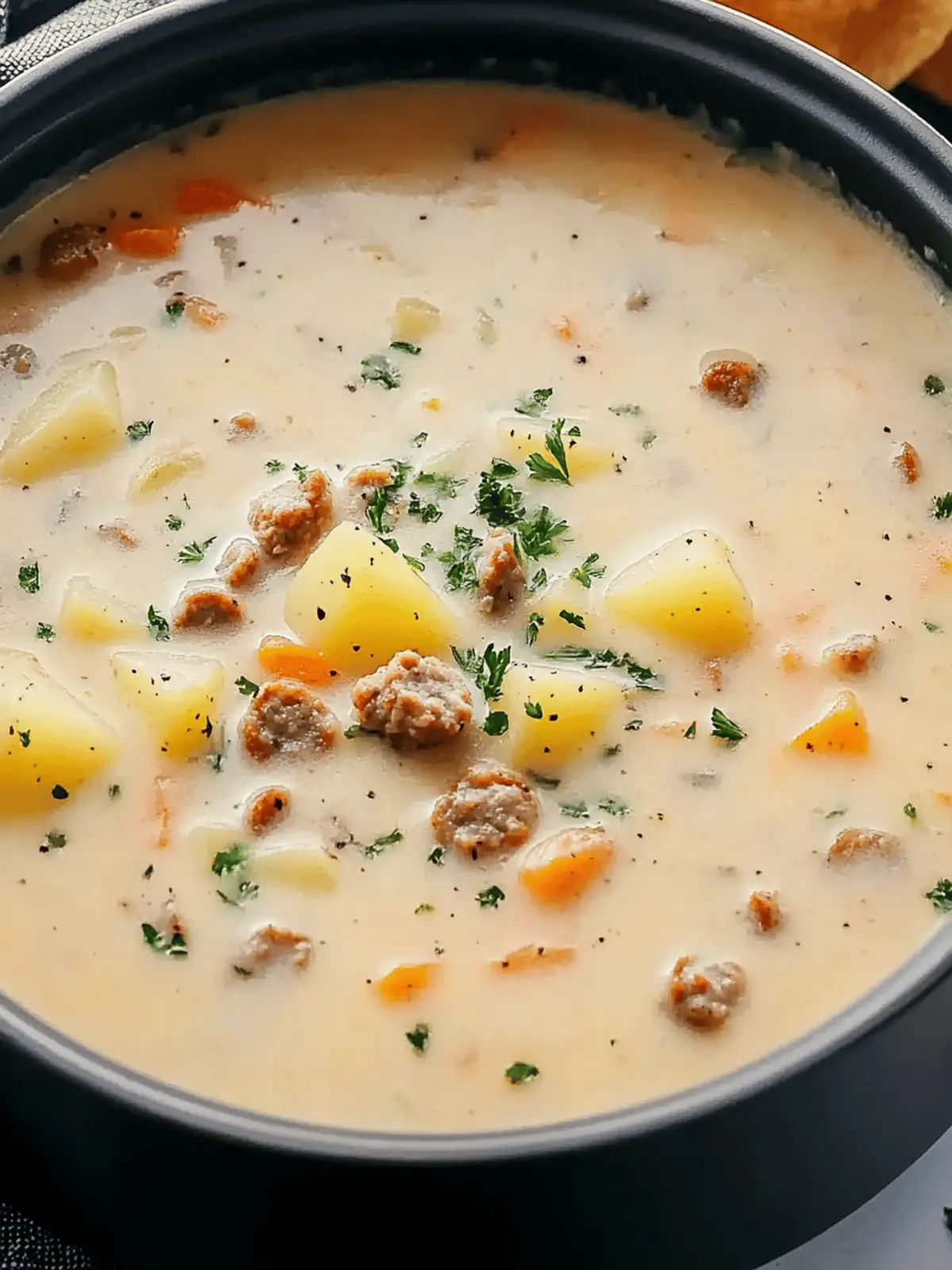 Creamy Sausage Potato Soup