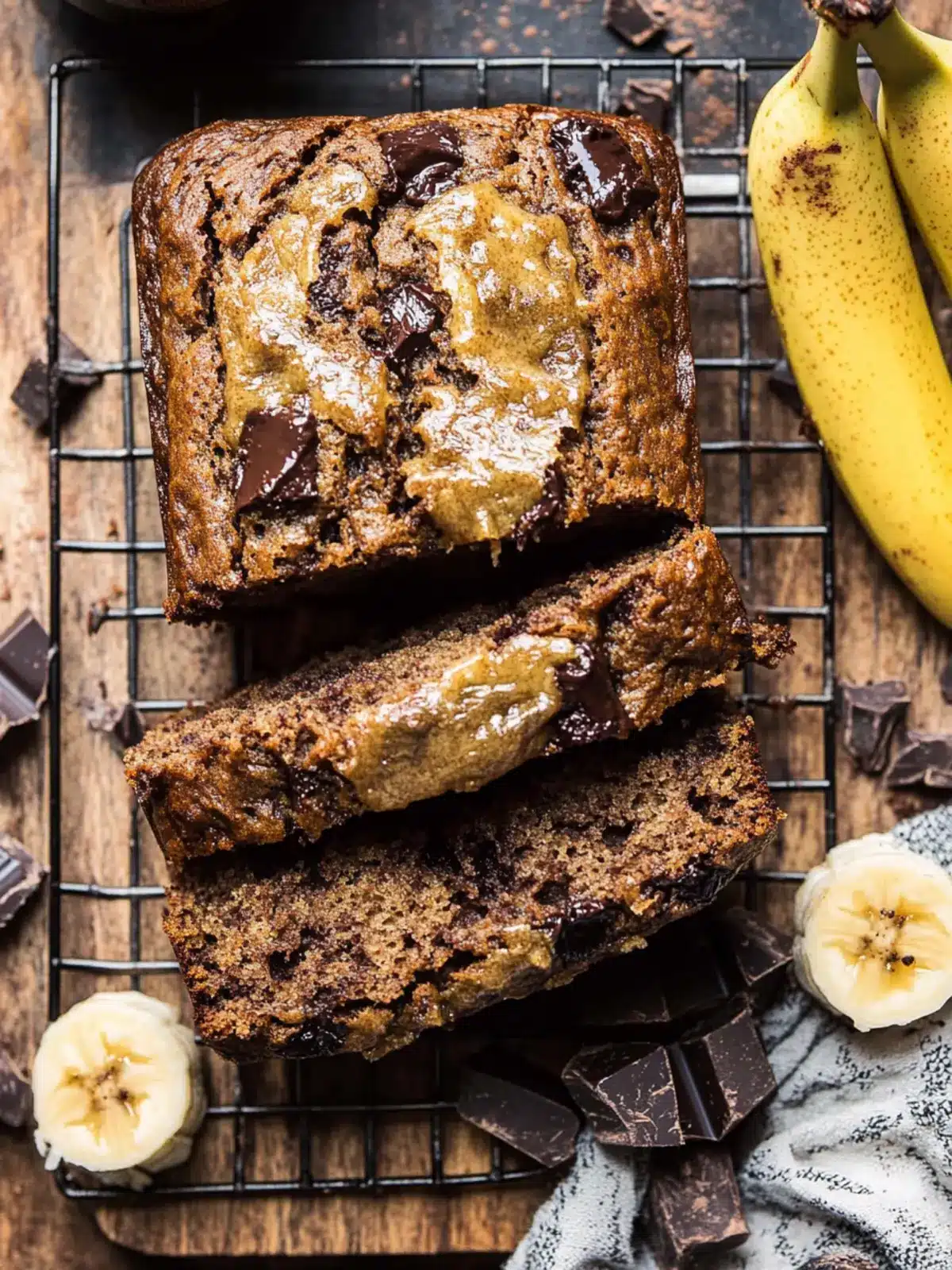 Irresistible Chocolate Chunk Chai Banana Bread Recipe 3 Chocolate Chunk Chai Banana Bread