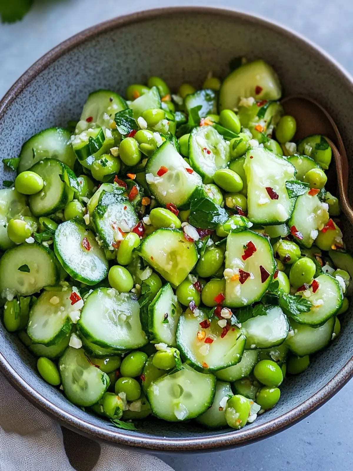 Crispy Cucumber Edamame Salad: A Refreshing Vegan Treat 3 Crispy Cucumber Edamame Salad