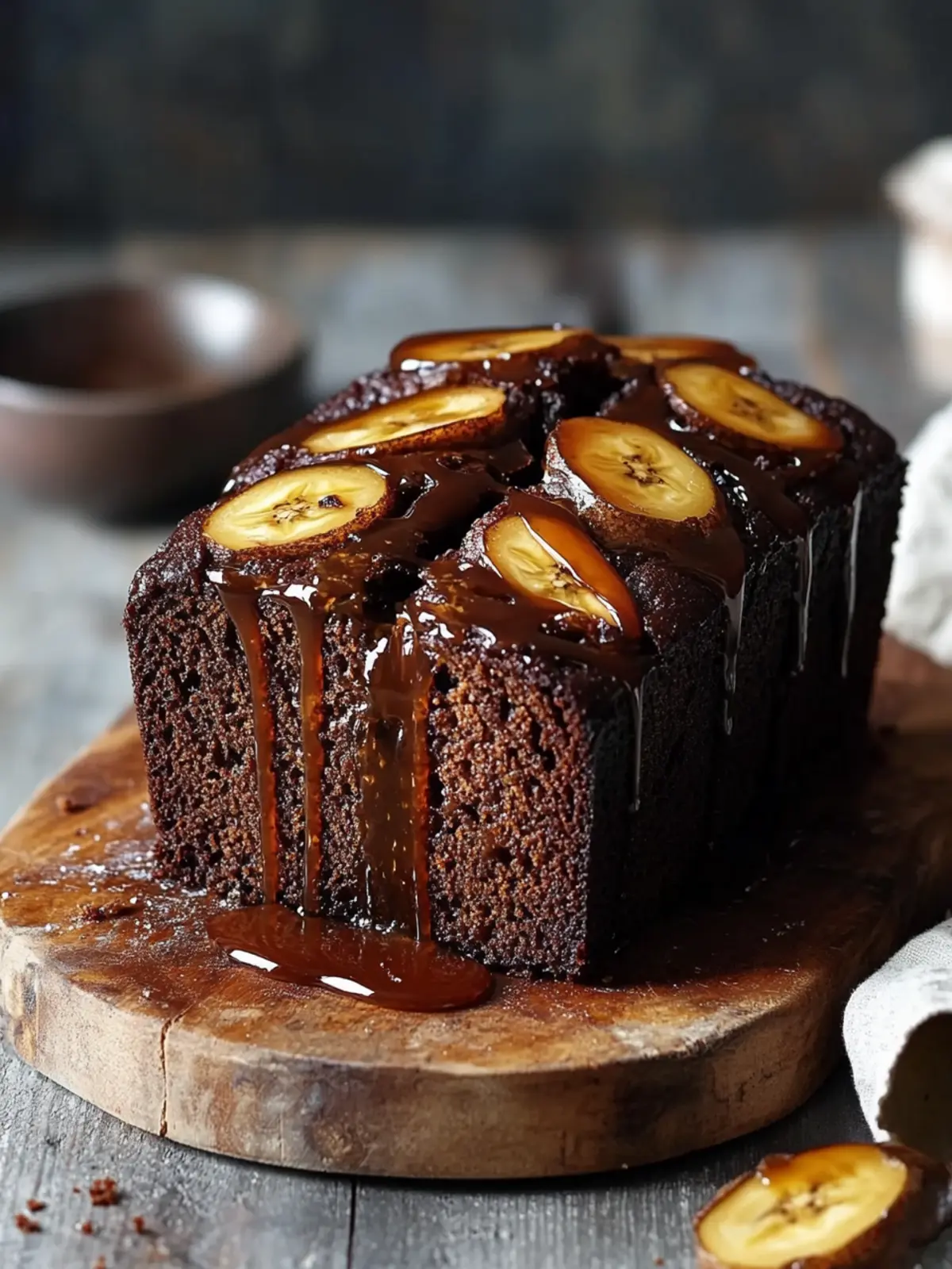 Mouthwatering Chocolate & Caramelised Banana Bread Recipe 2 Chocolate & Caramelised Banana Bread