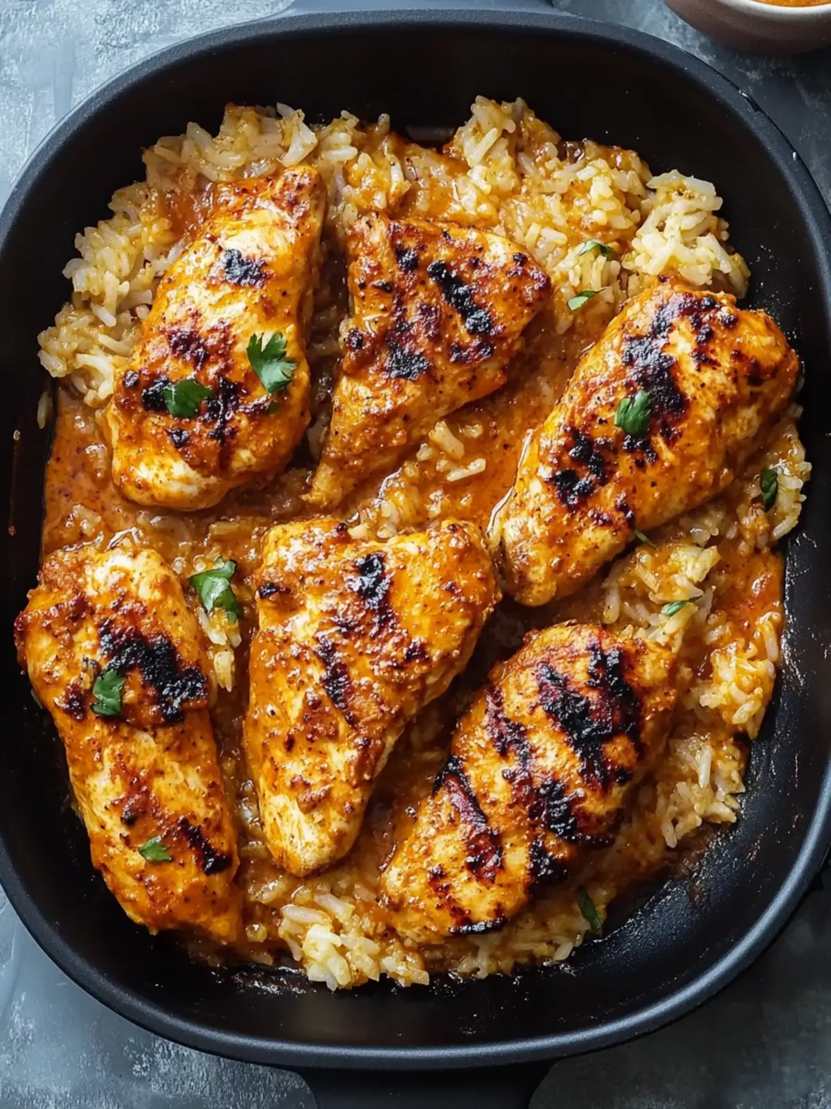 Creamy Peri-Peri Chicken with Flavorful Rice
