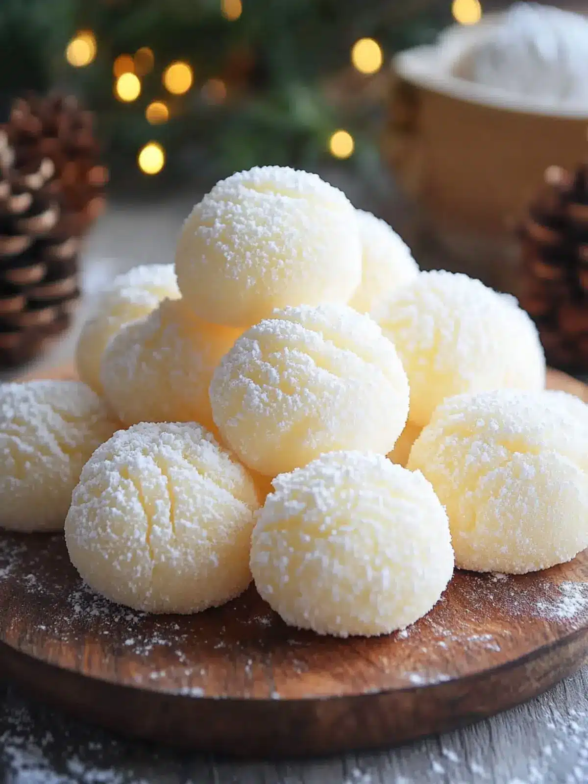Sweetened Condensed Milk Snowballs