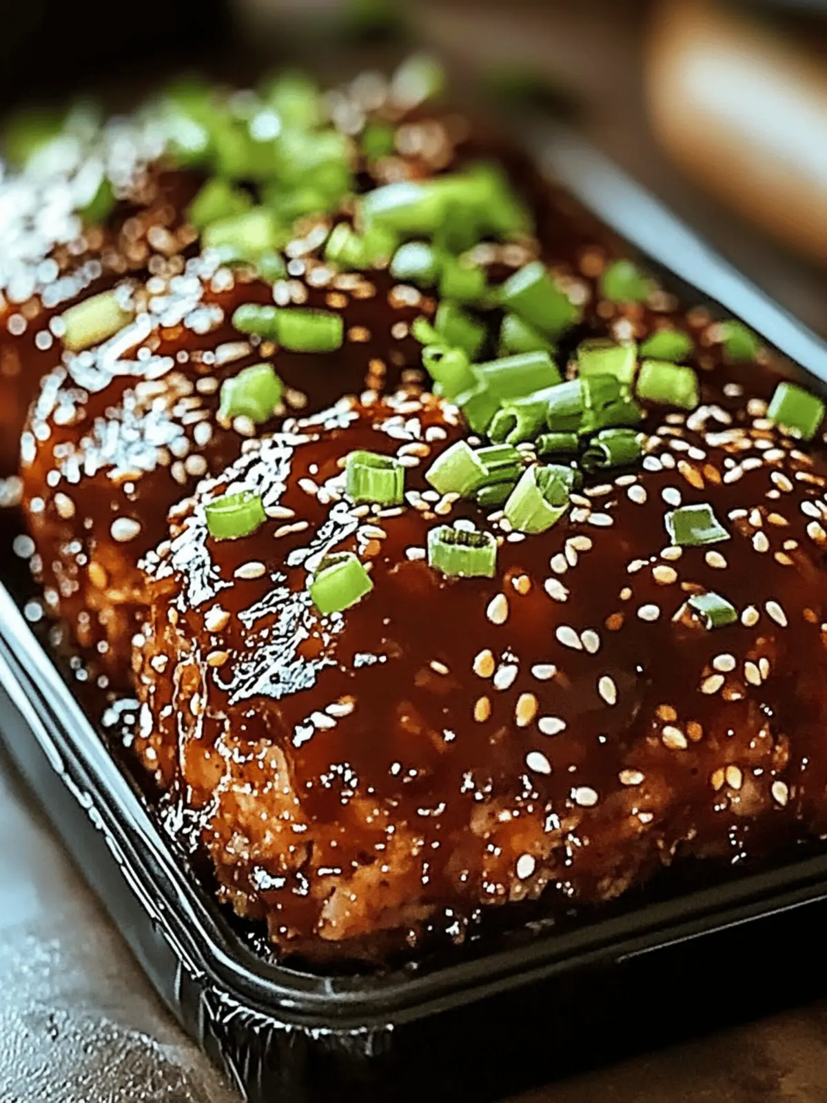 Sweet & Spicy Korean BBQ Meatloaf for Flavor Lovers 2 Sweet & Spicy Korean BBQ Meatloaf