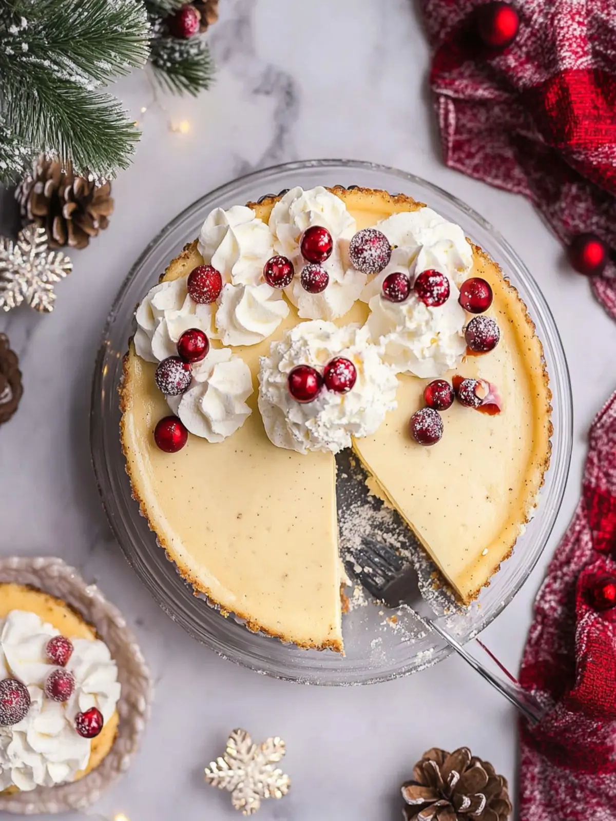 Decadent Eggnog Cheesecake: Your Holiday Dessert Delight 2 Eggnog Cheesecake