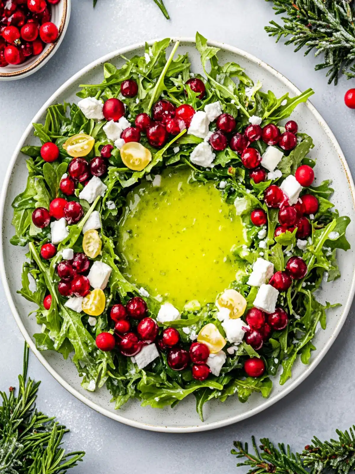 Festive Healthy Christmas Wreath Salad You ll Love This Holiday 2 Healthy Christmas Wreath Salad