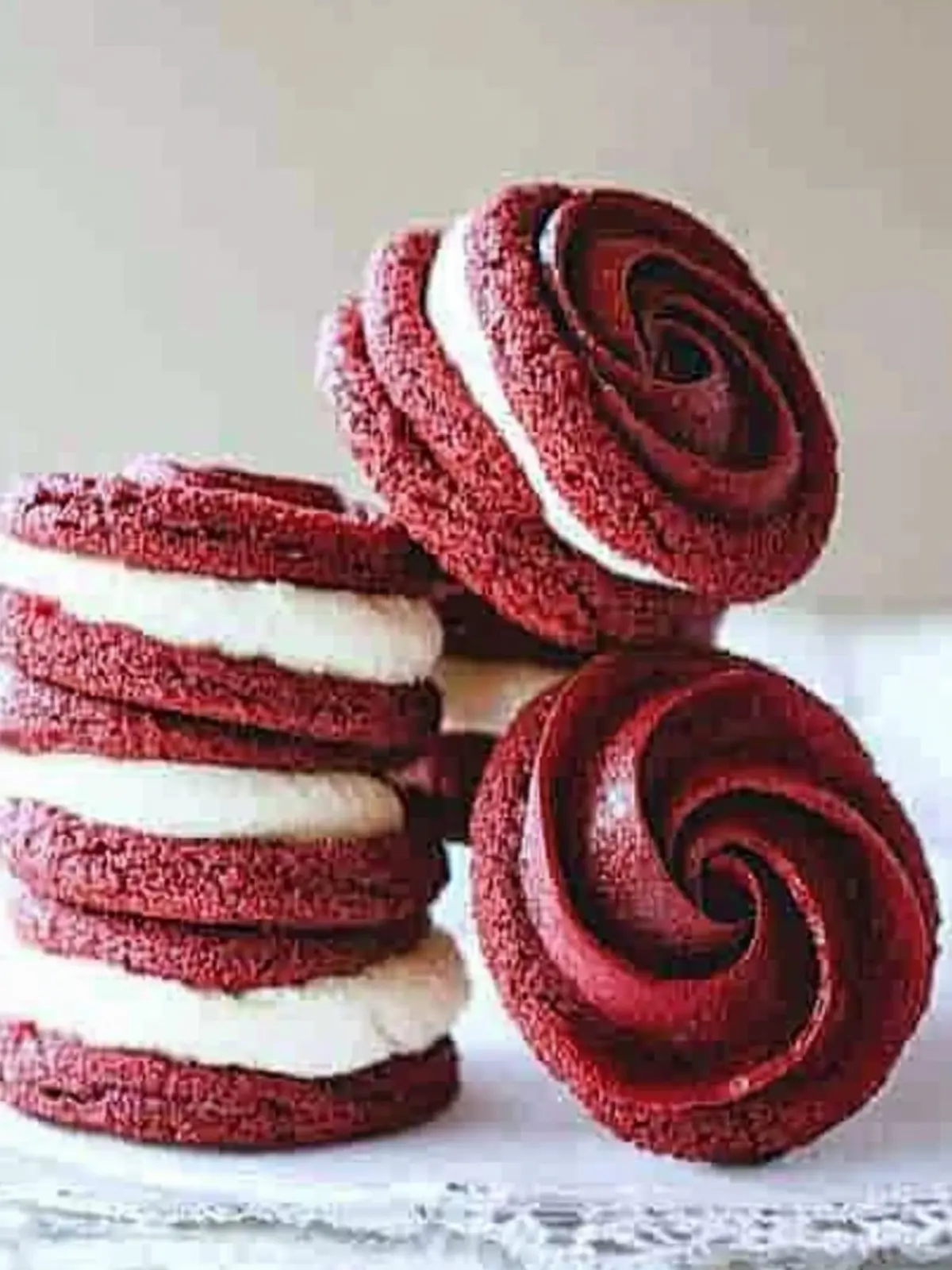 Delightful Red Velvet Rose Sandwich Cookies to Impress Your Guests 3 Red Velvet Rose Sandwich Cookies