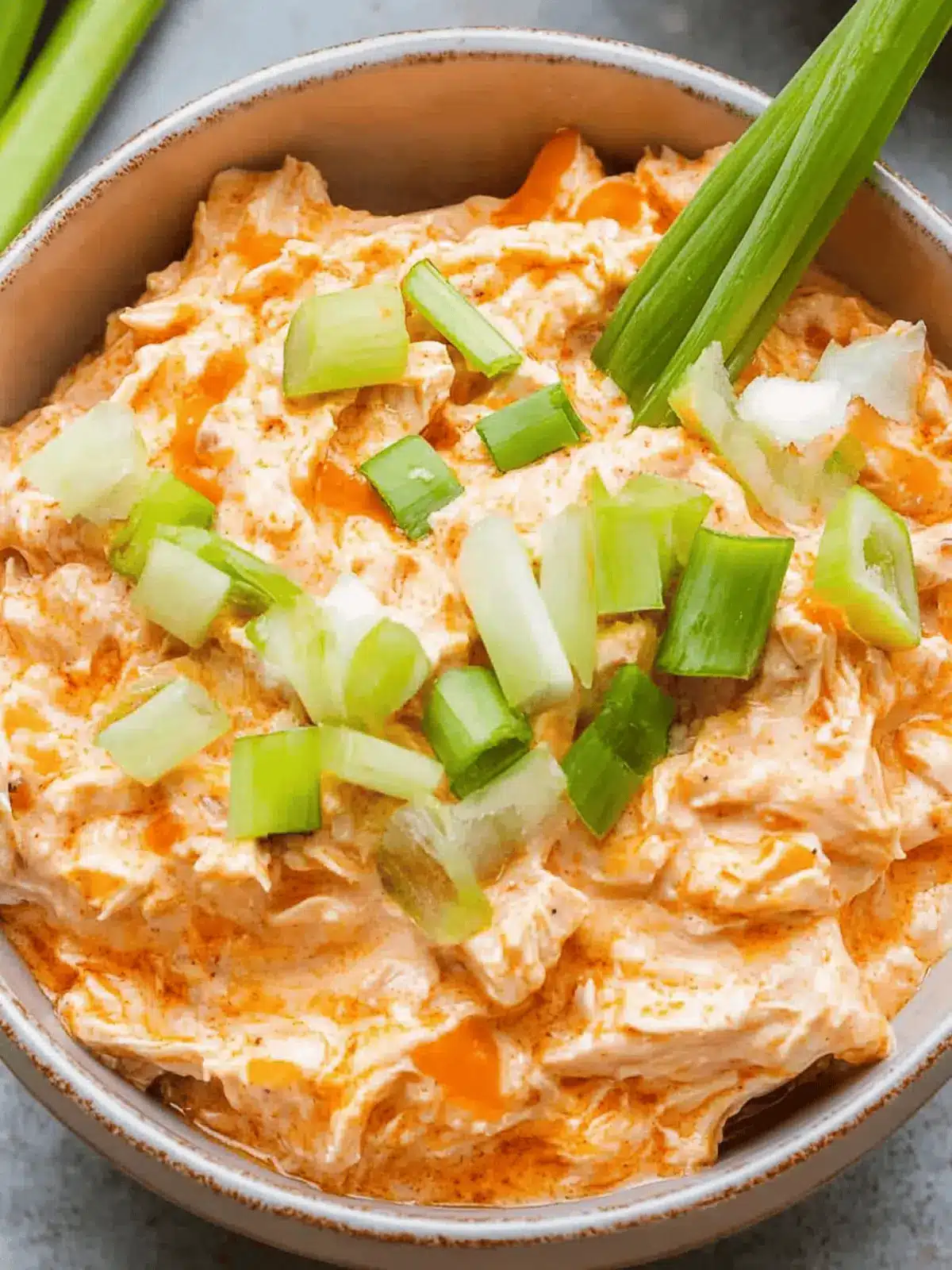 High Protein Buffalo Chicken Dip
