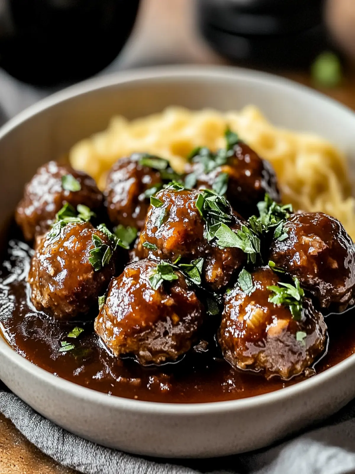 Red Wine Braised Meatballs That Will Impress Everyone Tonight 2 Red Wine Braised Meatballs