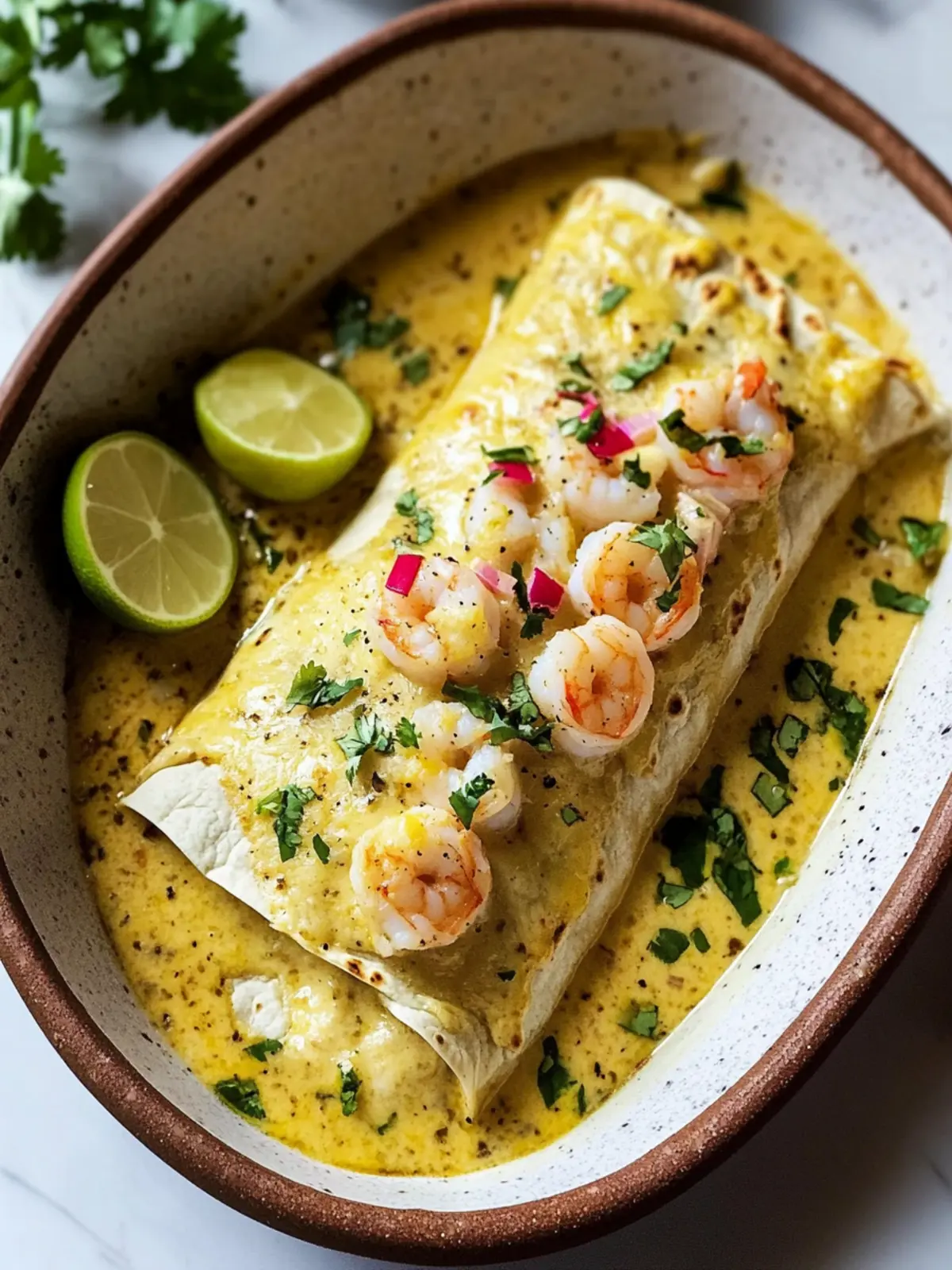 Delicious Shrimp Enchiladas Loaded with Flavor and Love 2 Shrimp Enchiladas