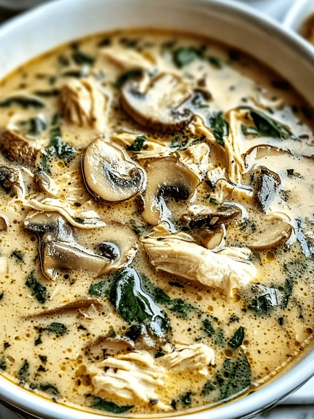 Rotisserie Chicken Mushroom Soup