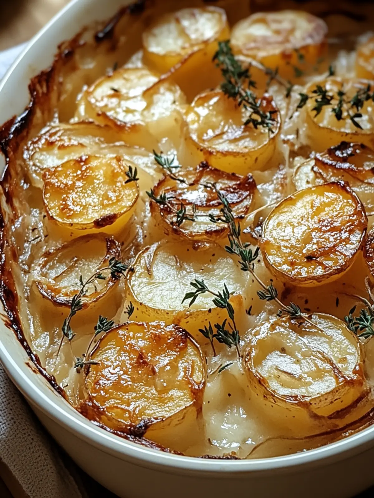 French Onion Potato Bake