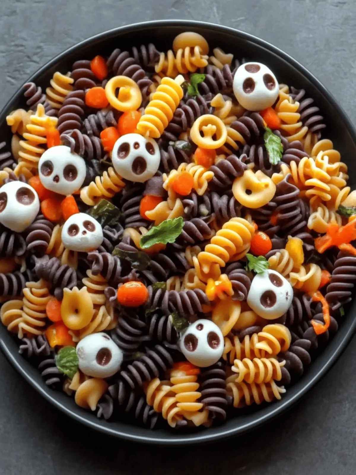 halloween pasta salad