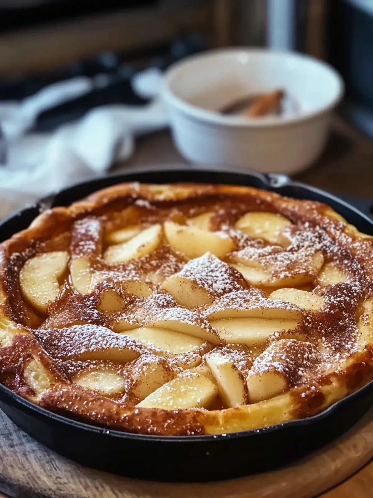 Apple Cinnamon German Pancake