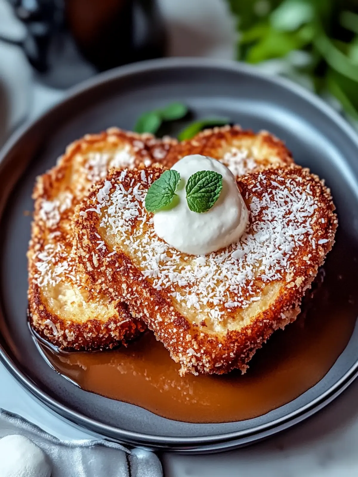 Coconut Crusted French Toast