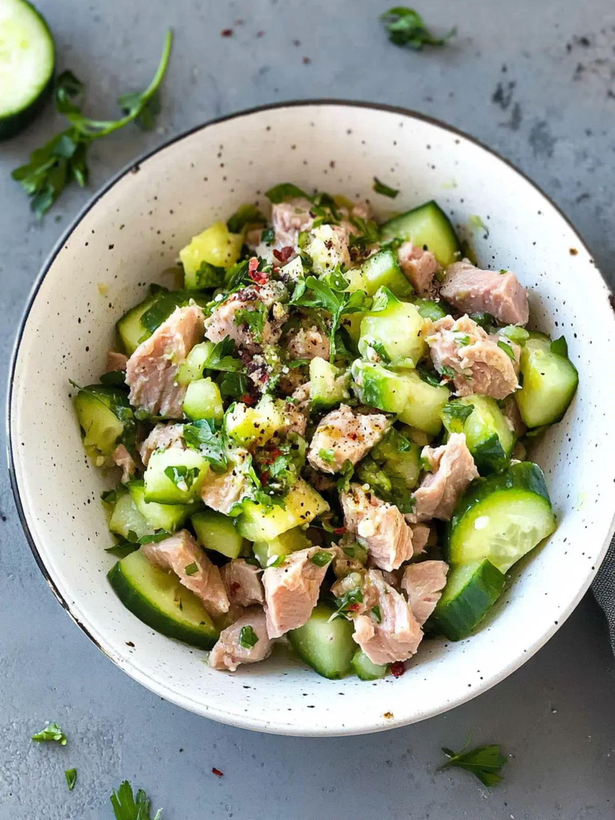 Tuna Salad With Cucumber: Avocado Twist for Healthy Meals 4 Tuna Salad With Cucumber