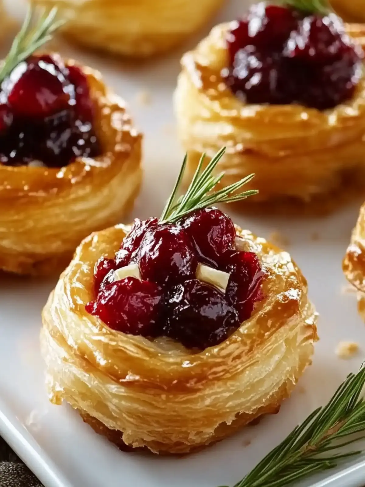 Cranberry Brie Puff Pastry Bites: Your Holiday Showstopper 4 Cranberry Brie Puff Pastry Bites