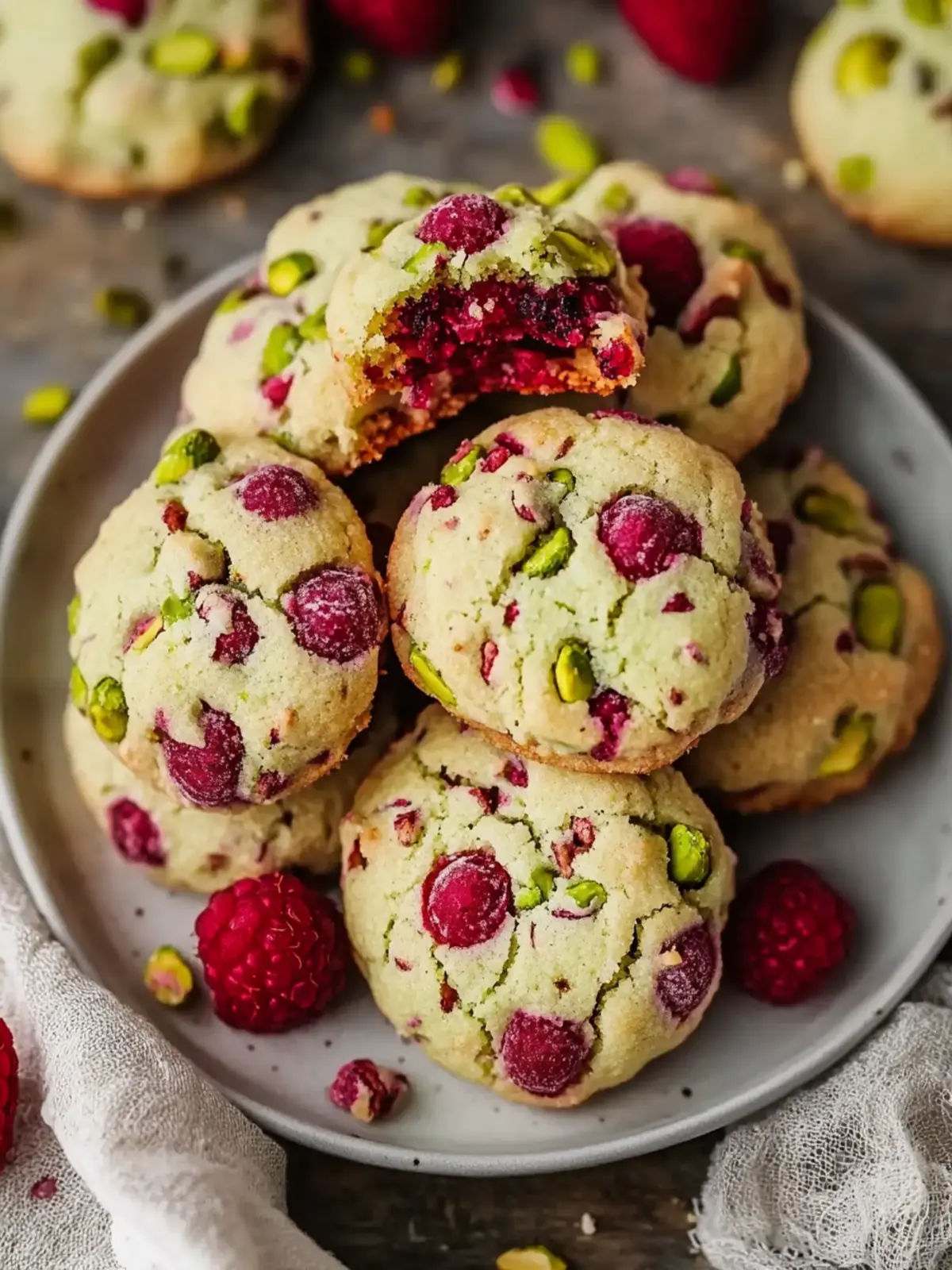 Raspberry Pistachio Heaven Cookies: Indulge in Pure Delight 4 Raspberry Pistachio Heaven Cookies