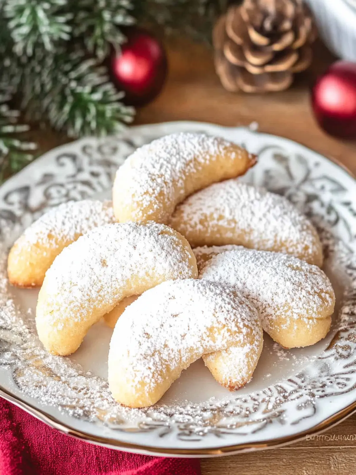 Almond Crescent Cookies