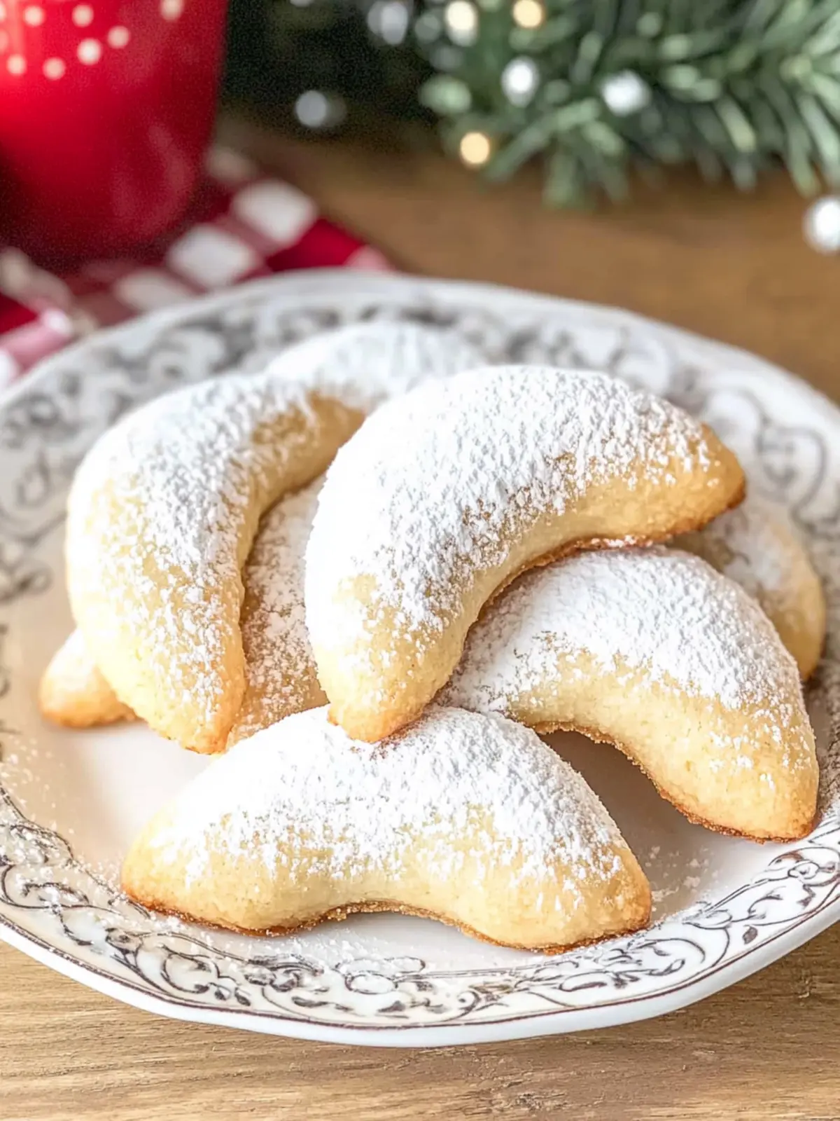Almond Crescent Cookies
