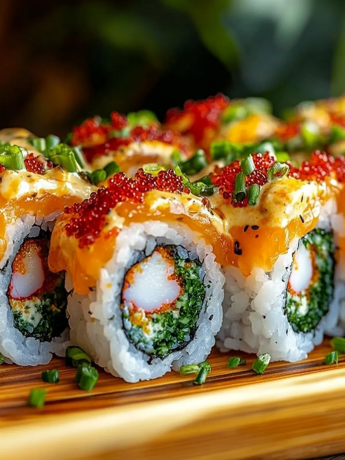 Southern-Style Mardi Gras Sushi Rolls