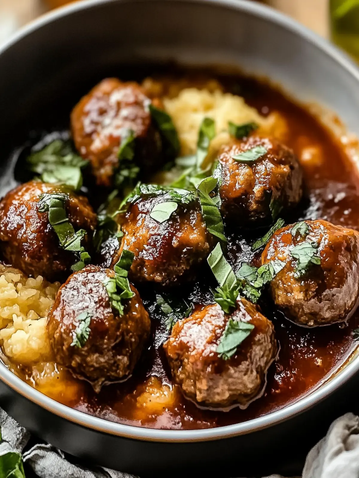 Red Wine Braised Meatballs That Will Impress Everyone Tonight 4 Red Wine Braised Meatballs