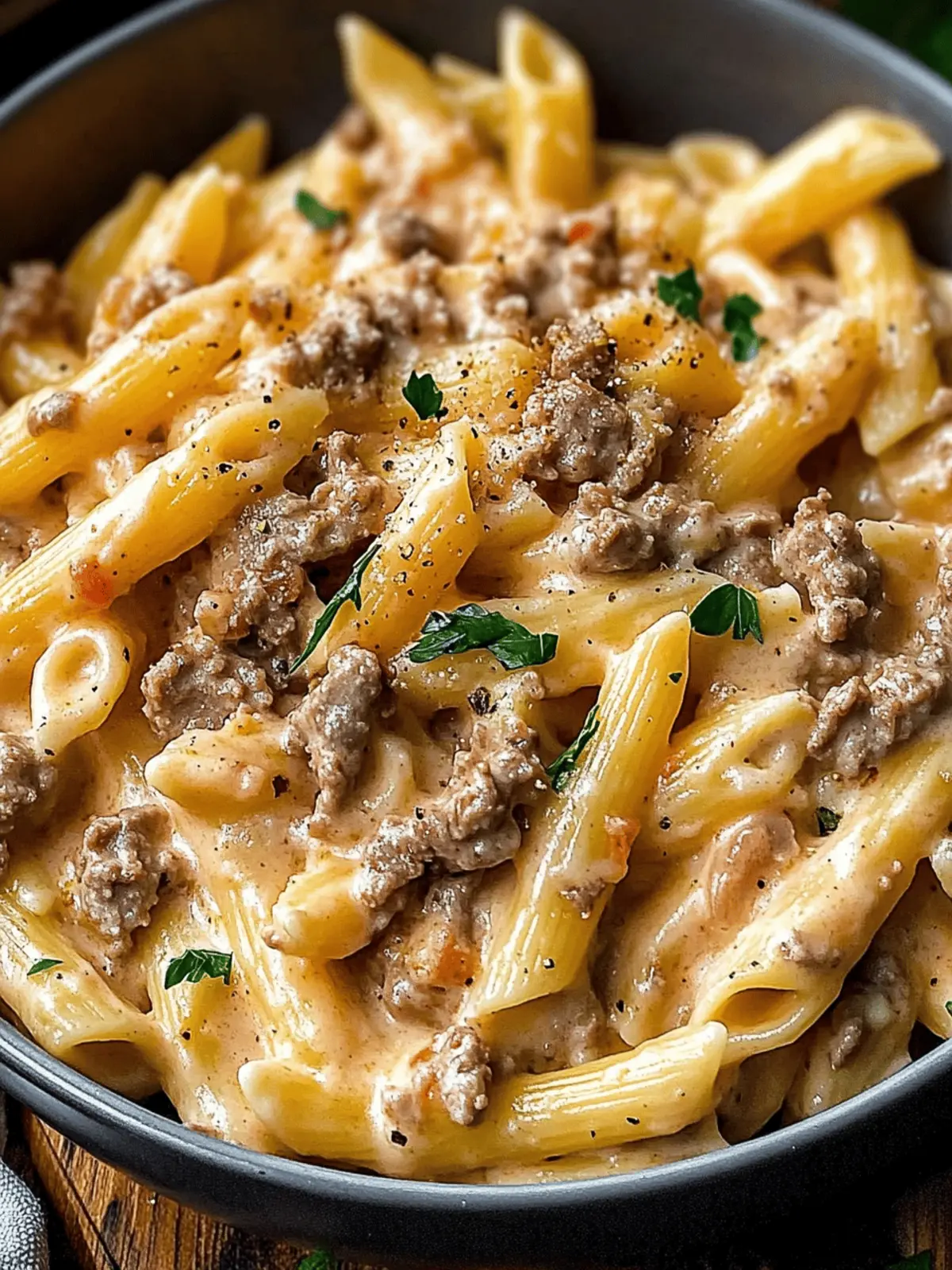 Creamy Beef Pasta