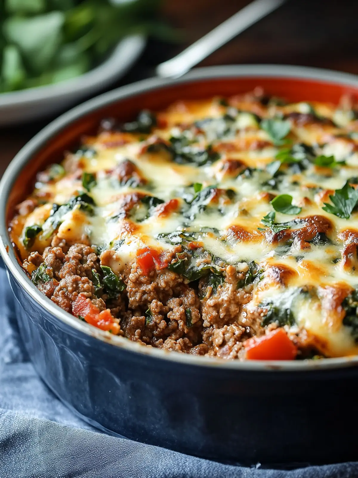 Hearty Ground Beef & Spinach Casserole for Cozy Nights 4 Ground Beef & Spinach Casserole