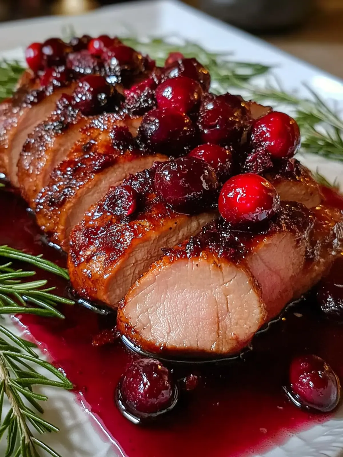 Pork Tenderloin with Cranberry Glaze: A Festive Flavor Delight 3 Pork Tenderloin with Cranberry Glaze