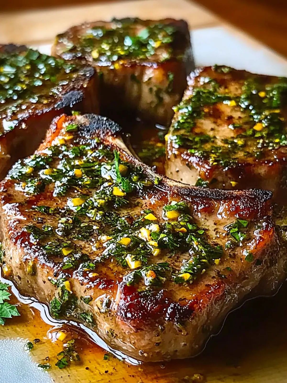 Herb-Marinated Sicilian Pork Chops
