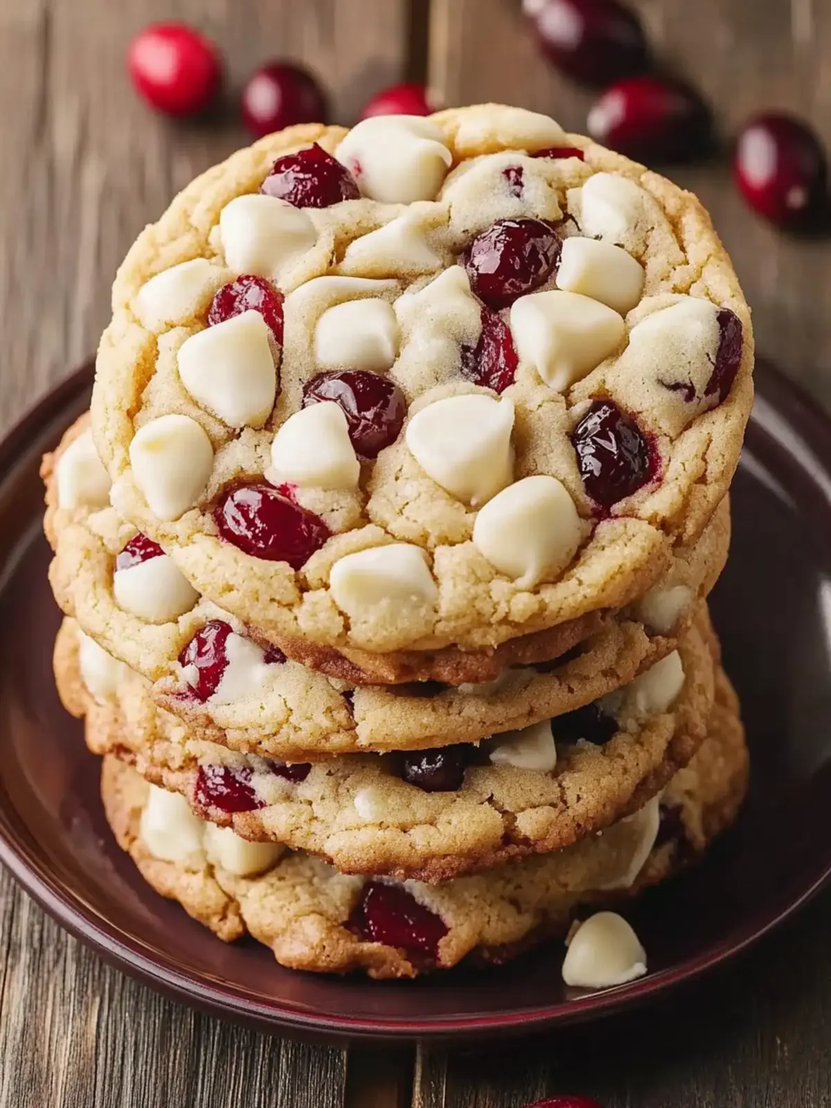Irresistibly Soft White Chocolate Cranberry Cookies Recipe 4 White Chocolate Cranberry Cookies