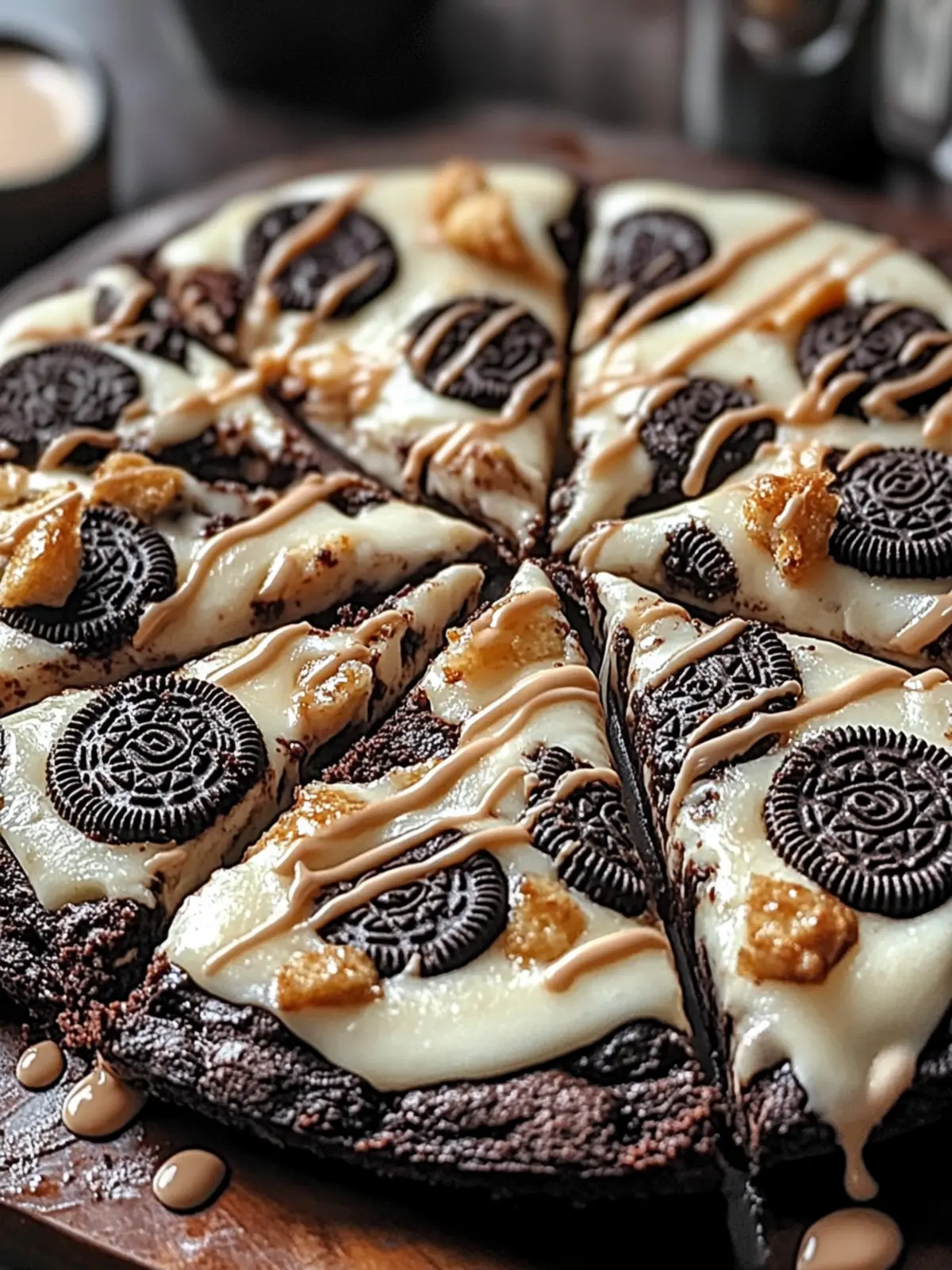 Oreo Fudge Brownie Pizza
