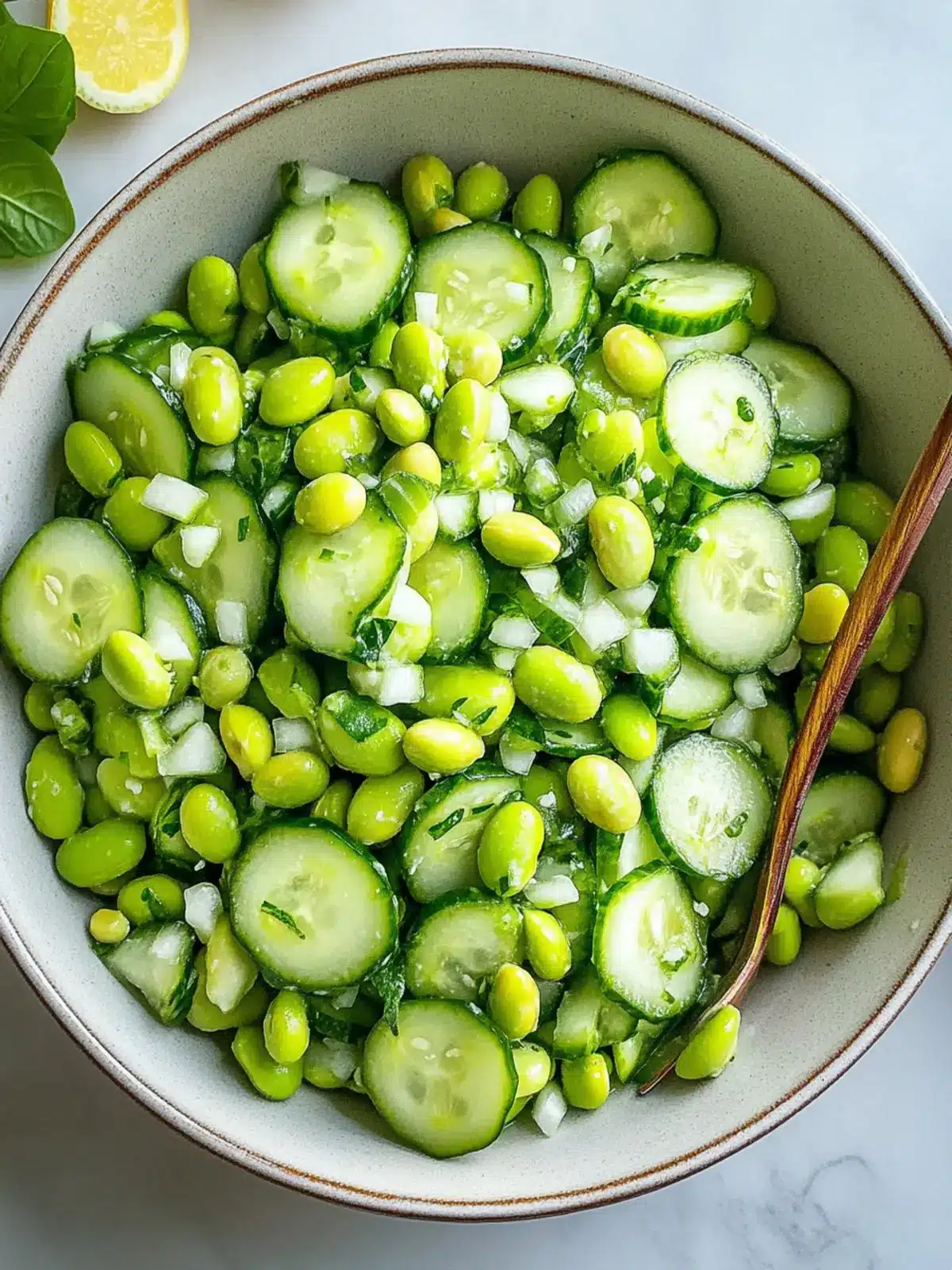 Crispy Cucumber Edamame Salad: A Refreshing Vegan Treat 2 Crispy Cucumber Edamame Salad