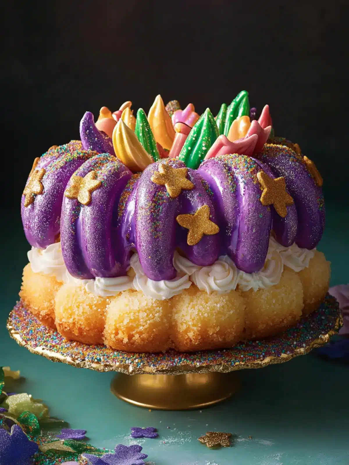 Irresistible Hurricane King Cake with Creamy Frosting Delight 3 Hurricane King Cake