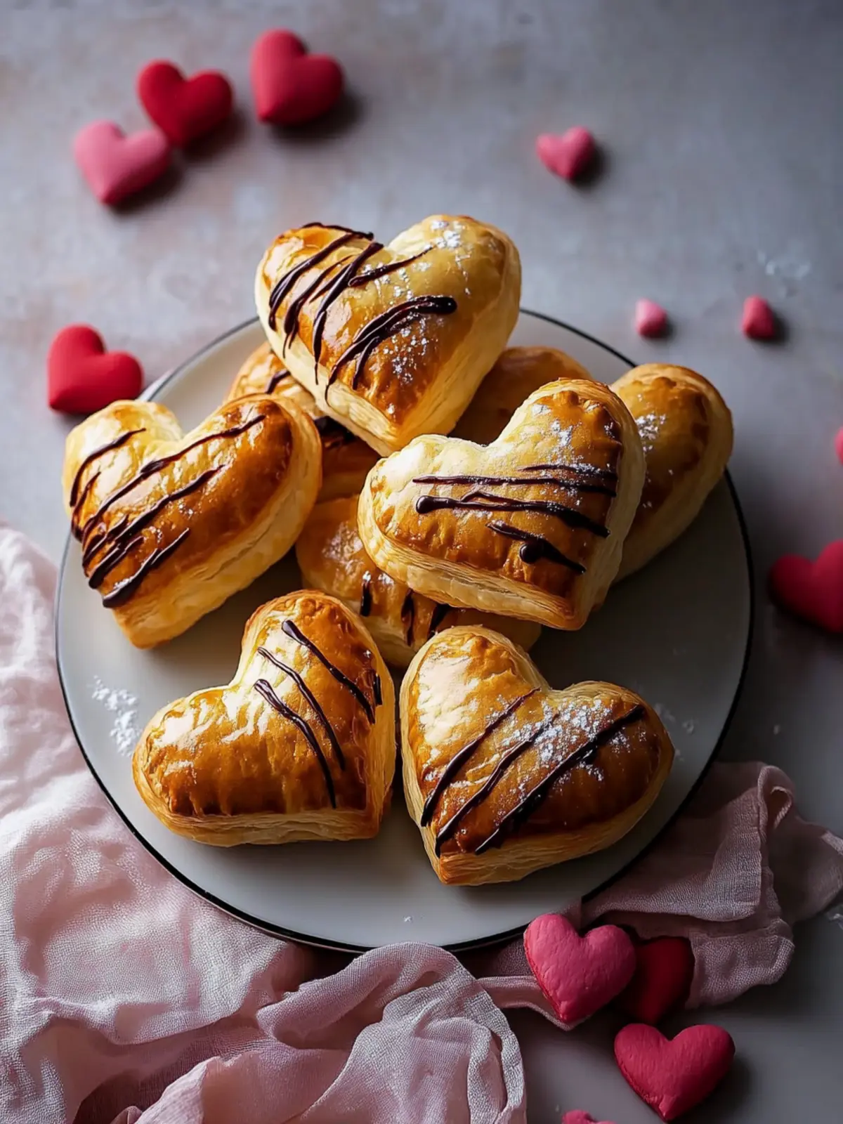 Puff Pastry Hearts