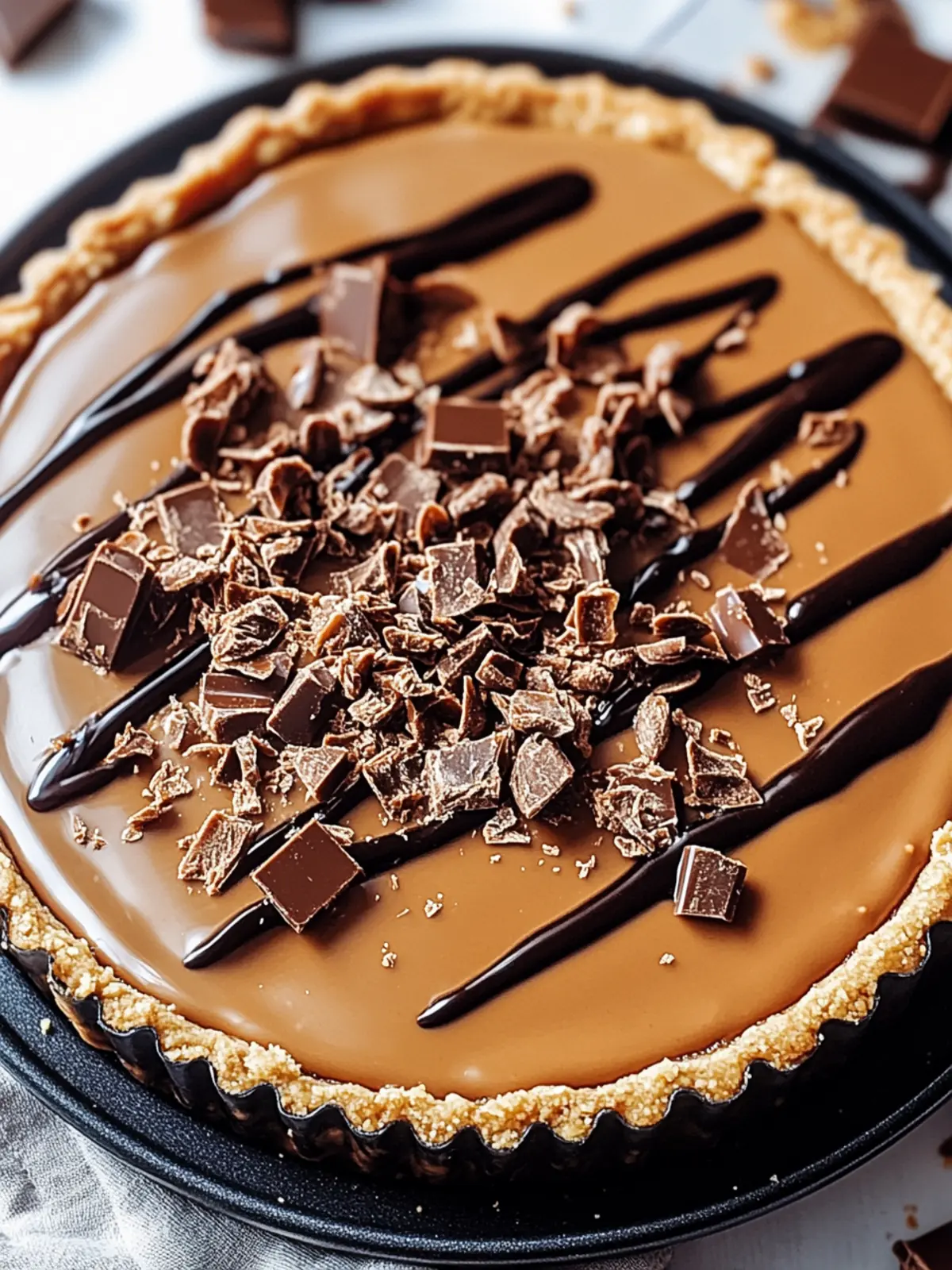 Chocolate Biscoff Tart