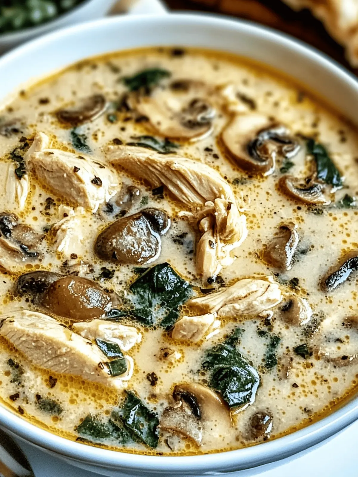 Rotisserie Chicken Mushroom Soup