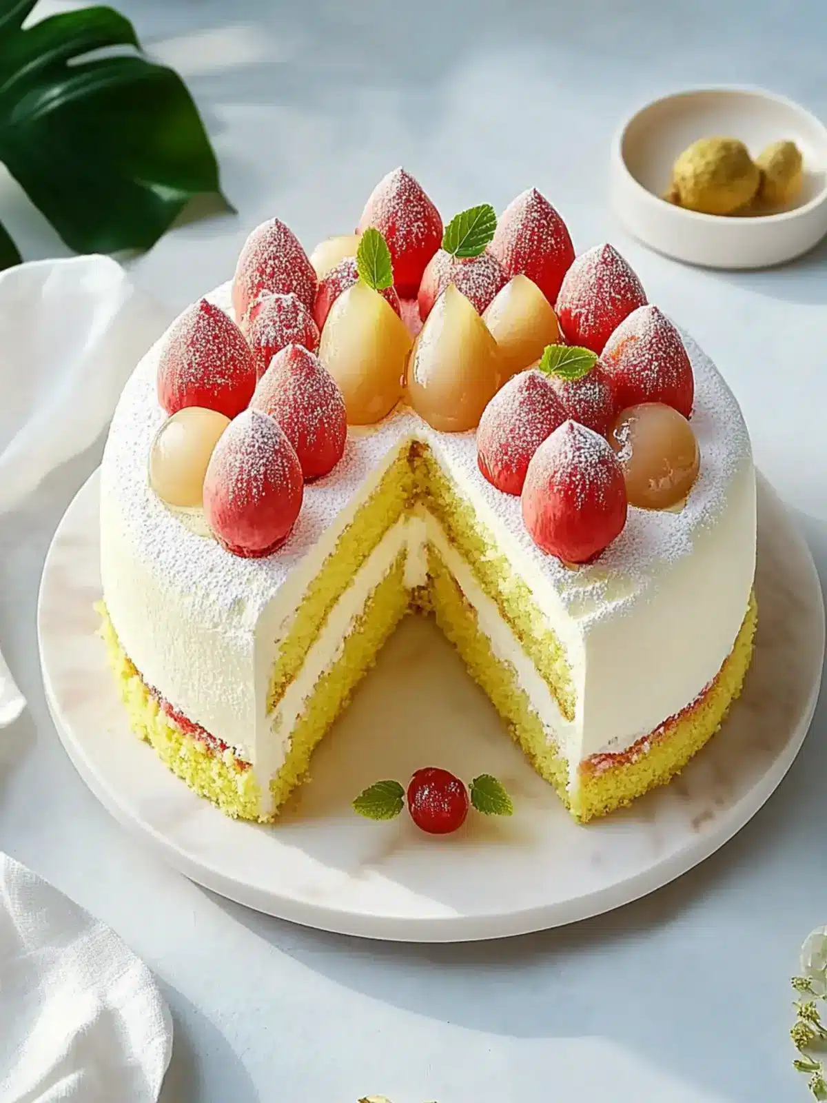 Delicious Lychee Cake: Your New Favorite Celebration Dessert 2 Lychee Cake