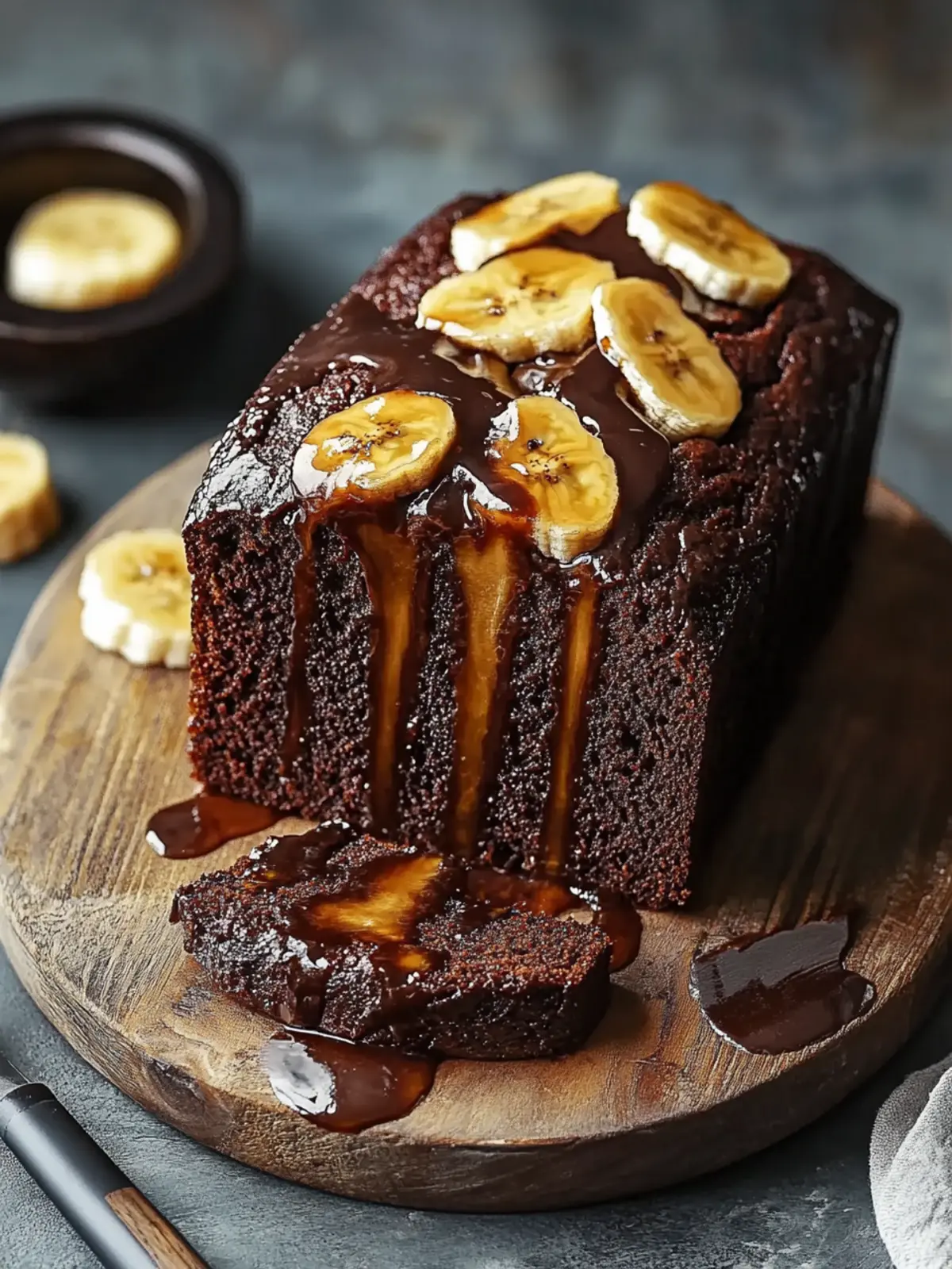 Irresistible Chocolate & Caramelised Banana Bread Recipe 4 Chocolate & Caramelised Banana Bread