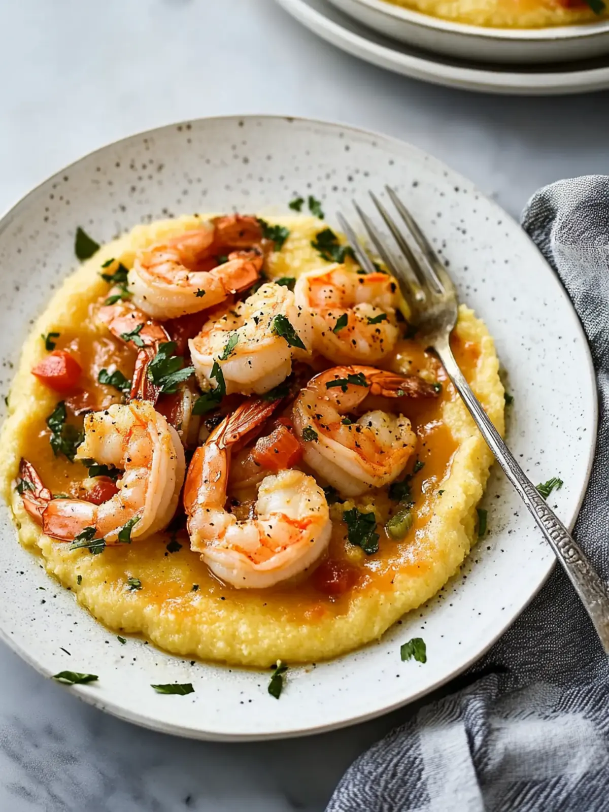 Savor the Flavor: Venetian Shrimp with Polenta Delight 4 Venetian Shrimp with Polenta
