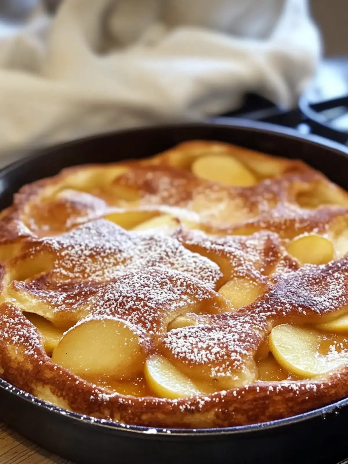 Apple Cinnamon German Pancake