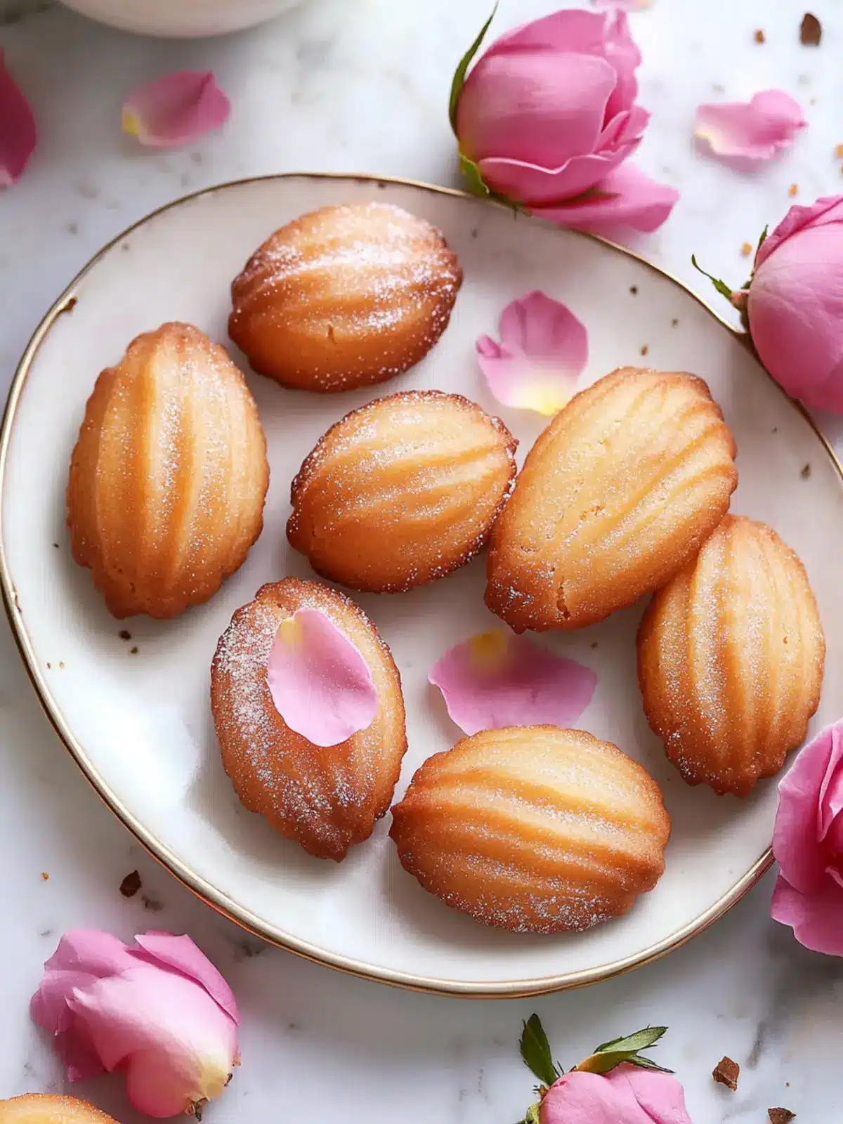 Tender Rose Madeleines That Elevate Your Dessert Game 4 Rose Madeleines