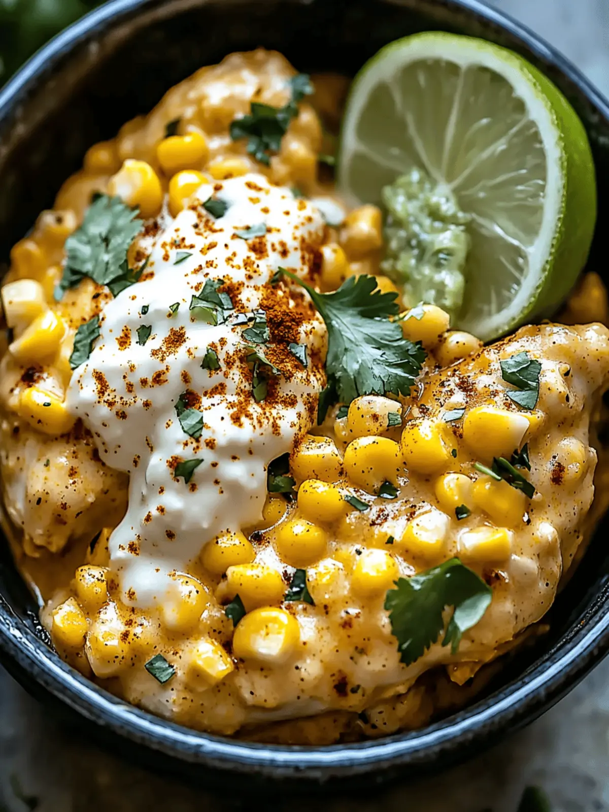 Slow Cooker Street Corn Chicken