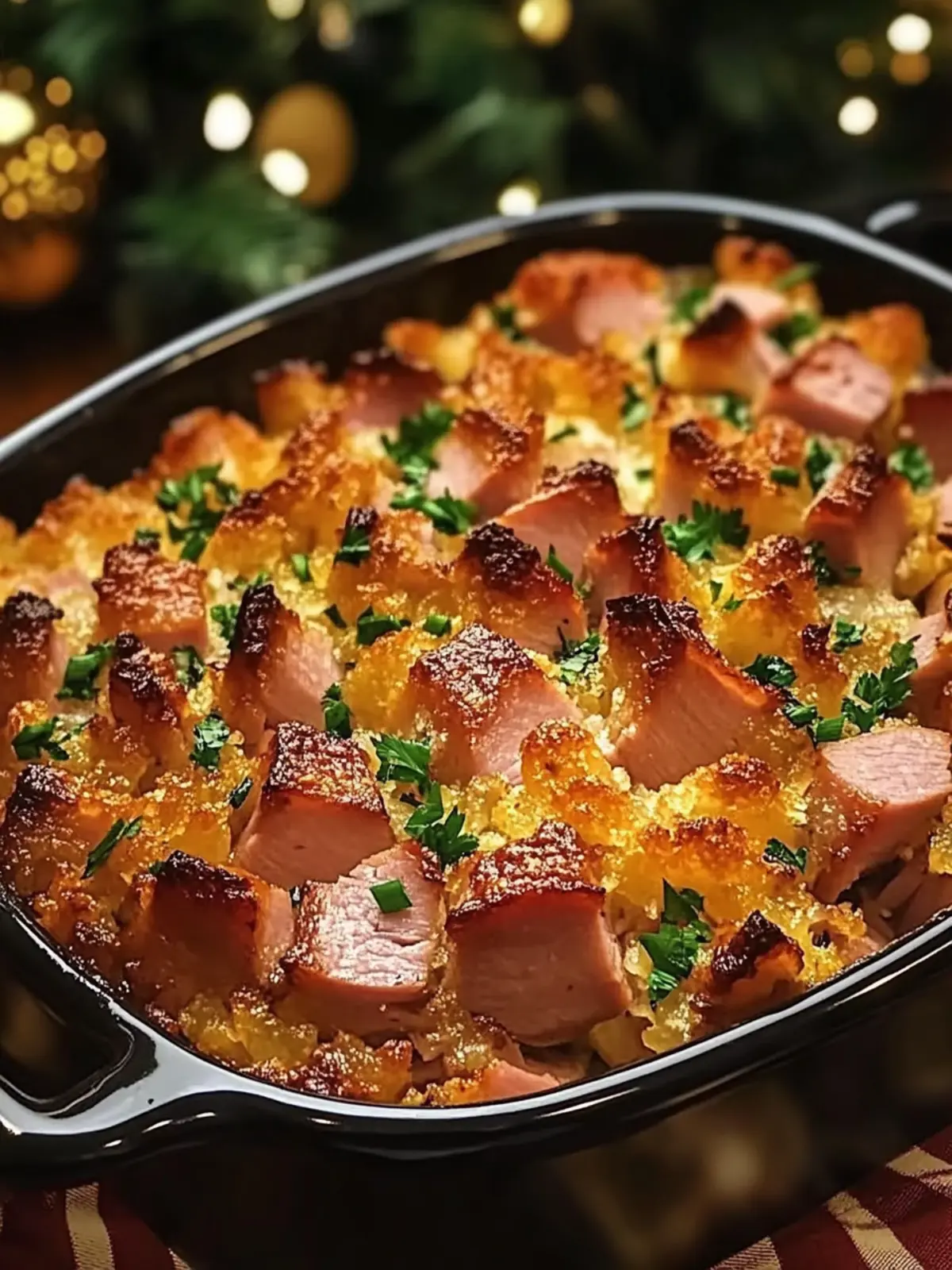 Warm Christmas Ham Casserole: Cozy Comfort for Family Gatherings 4 Warm Christmas Ham Casserole