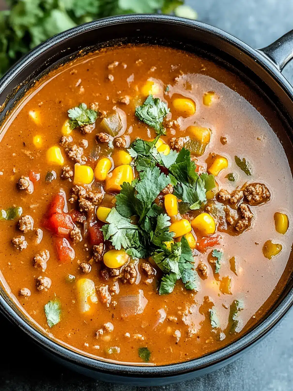 Hearty Ground Beef Enchilada Soup for Cozy Weeknights 3 Ground Beef Enchilada Soup