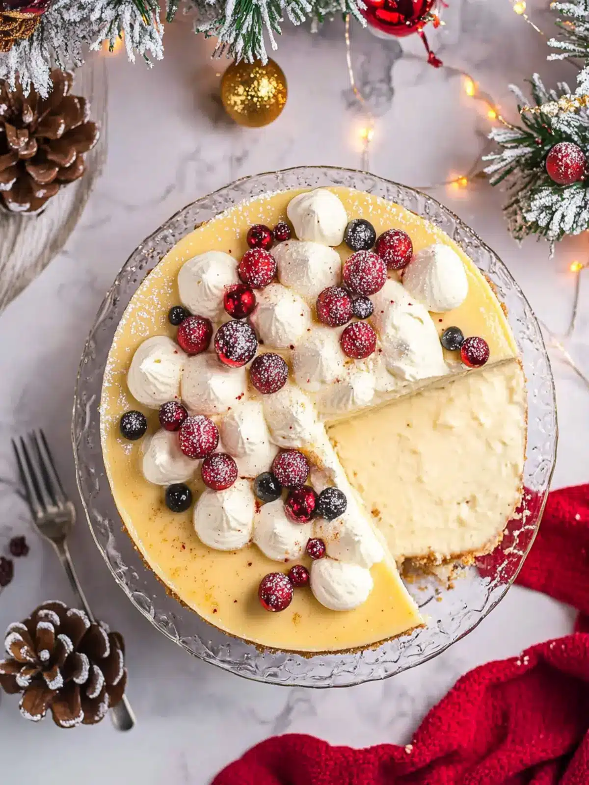 Decadent Eggnog Cheesecake: Your Holiday Dessert Delight 4 Eggnog Cheesecake