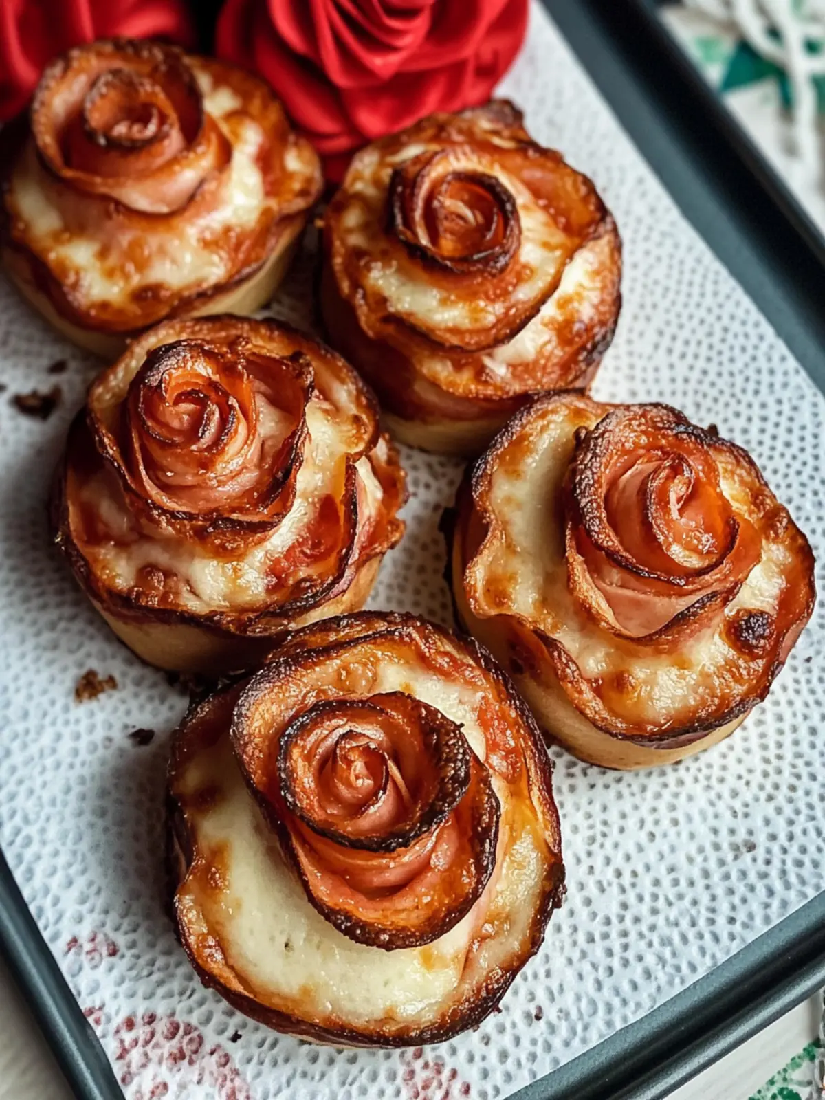 Romantic Pizza Roses Easy Recipe for a Special Night In 3 Pizza Roses