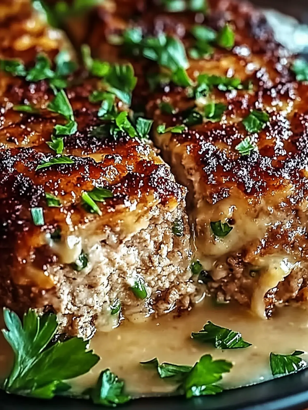 Garlic Parmesan Chicken Meatloaf with Cheesy Crust Delight 4 Garlic Parmesan Chicken Meatloaf With Cheesy Crust
