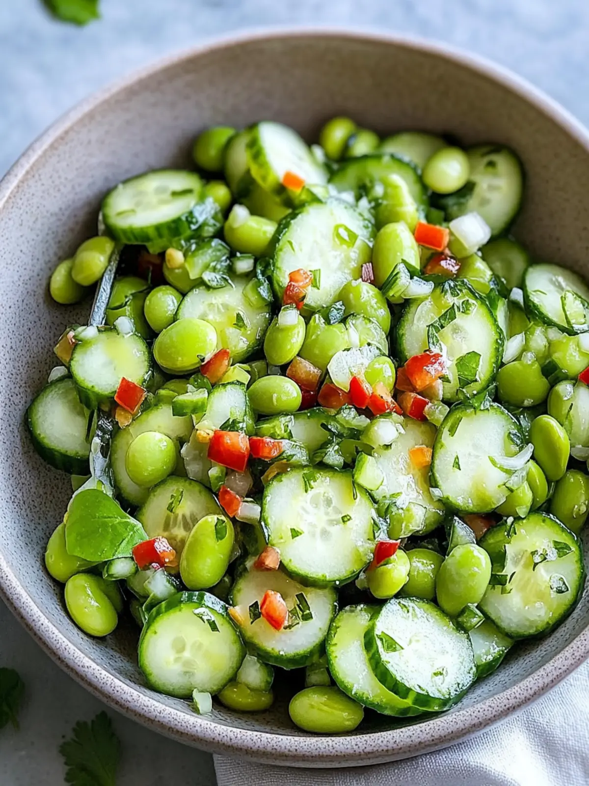 Crispy Cucumber Edamame Salad: A Refreshing Vegan Treat 4 Crispy Cucumber Edamame Salad